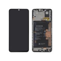 Complete Screen Black Honor X7a (Battery integrated)
