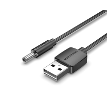 VENTION USB-A to DC 3.5mm Jack power cable Black (0.5m)
