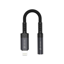 DEVIA Lightning to 3.5mm Jack Adapter (Black)