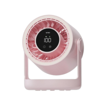 WIWU Hurricane Desk Fan with Ambient Light (Pink)