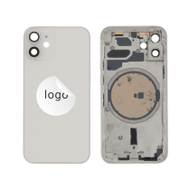 Frame Complete (Case Back Pre-assembled) White iPhone 12 Mini (Pulled B)