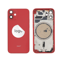 Frame Complete (Case Back Pre-assembled) Red iPhone 12 Mini (Pulled A)
