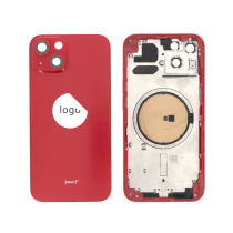 Frame Complete (Case Back Pre-assembled) Red iPhone 13 (US Version) (Pulled B)