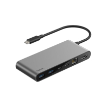 BELKIN 8-in-1 USB-C Hub (Space Grey)