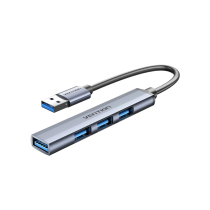 Vention Mini Hub USB 3.0 4 in 1 (Gray)