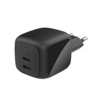 BELKIN Charger Sector GaN 2 Ports USB-C 50W (Black)