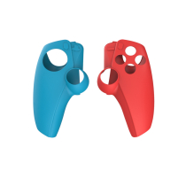 DOBE Silicone Case Left/Right PS5 Controller Portal (Red/Blue)