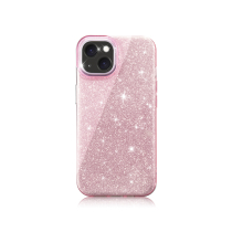 Case Glitter iPhone 16 Plus (Pink)