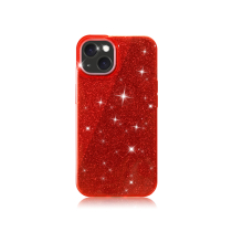 Case Glitter iPhone 16 Plus (Red)
