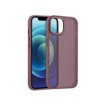 Case Satin Matte iPhone 14 Pro (Red Bordeaux)