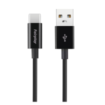 FAIRPLAY SENECIO Black USB-C Cable 2m (Black) (Bulk)