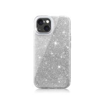Case Glitter iPhone 16 (Silver)