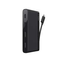 BELKIN Mini Hub 4 ports (Includes Cable USB-C) (Black)