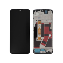 Complete Screen Black OLED Oppo A57 (With frame)