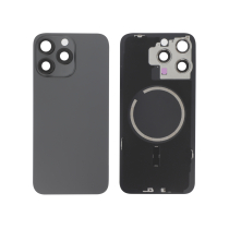 Backcover Titanium Black iPhone 15 Pro Max (With MagSafe) (Without Logo)