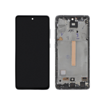 Complete Screen White Galaxy A52 (A525F/A526B) (With frame)