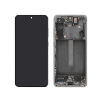 Complete Screen White Galaxy S21 FE 5G (G990B) (With frame)