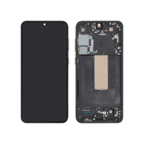 Complete Screen Black Galaxy S23+ (S916B) (With frame)