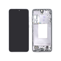 Complete Screen Black Galaxy S24+ (S926B) (With frame)