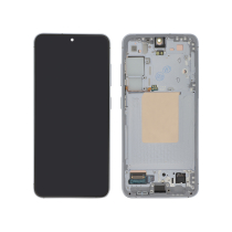 Complete Screen Blue Galaxy S24 (S921B) (With frame)