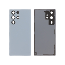 Back Cover Sky Blue Galaxy S22 Ultra (S908B) (Without logo)