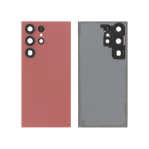 Back Cover Red Galaxy S23 Ultra (S918B) (Without logo)
