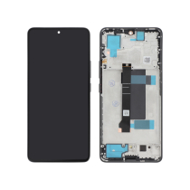 Complete Screen Black Poco X6 (With Frame) (ReLife)