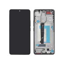 Complete Screen Black Poco F6 (With Frame) (ReLife)