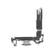 Charging Port Flex Cable Black iPhone 16 (ReLife)