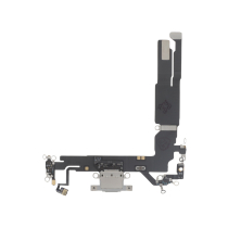 Charging Port Flex Cable White iPhone 16 (ReLife)
