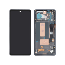 Complete Screen Black OLED Google Pixel 7a (With Frame)