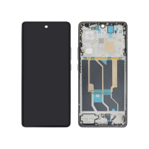 Complete Screen Black Realme GT 6/GT 6T (With frame) (Relife)