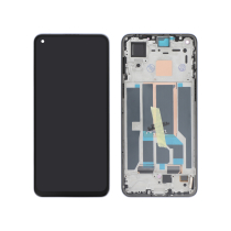 Complete Screen Black OLED OnePlus Nord 2 5G/Nord 2T (With frame)