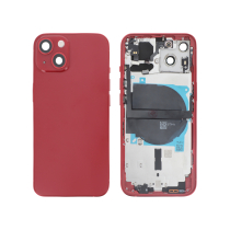 Complete Red Backcover iPhone 13 (Without Logo)