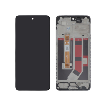 Complete Screen Black Oppo A40 (A405F) (With Frame)