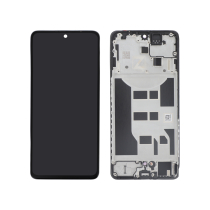 Complete Screen Black Oppo Reno12 F 4G/5G OLED (With frame)