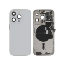 Backcover Complete Silver iPhone 14 Pro (With MagSafe) (No Logo)