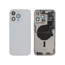 Backcover Complete Silver iPhone 14 Pro Max (With MagSafe) (No Logo)