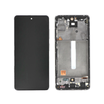 Complete Screen Incell White Galaxy A52S 5G (A528B) (With Frame)