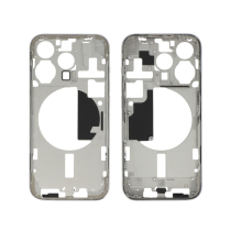 Midframe White Titanium iPhone 15 Pro (Pulled A)