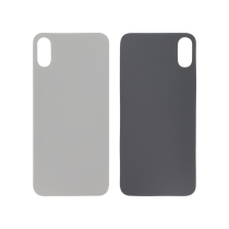 Backcover Silver iPhone XS (Large Hole) (Without Logo)