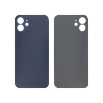 Backcover Blue iPhone 12 (Large Hole) (No Logo)