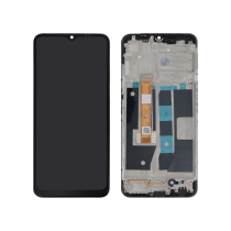 Complete Screen Black Oppo A54S (With frame)