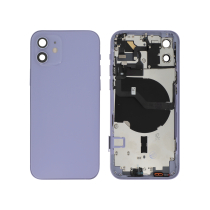 Complete Purple Backcover iPhone 12 (Without Logo)