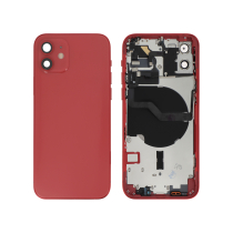 Backcover Complete Red iPhone 12 (No Logo)
