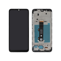 Complete Screen Black Moto E20 (With frame)