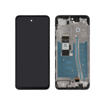 Complete Screen Black Moto G53 5G (With frame)