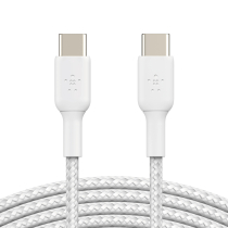 BELKIN Braided USB-C to USB-C Cable 1m (White)