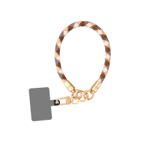 FAIRPLAY Short Phone strap 40cm TAMARA (Brown/Red)