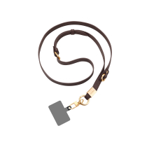 FAIRPLAY Phone lanyard 120cm NOEMI (Brown)